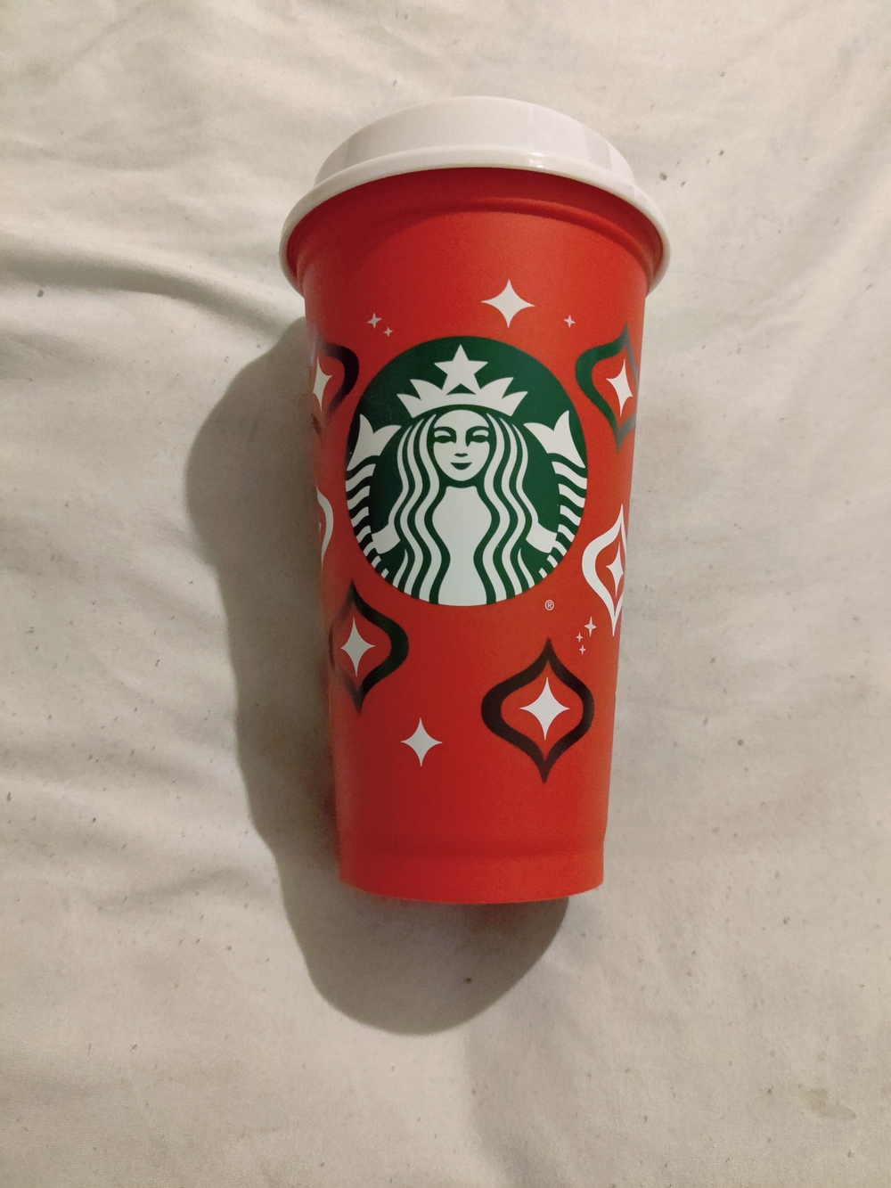 New Starbucks 2023 Reusable Red Cup Day Holiday Launch Cup Grande 16 fl oz